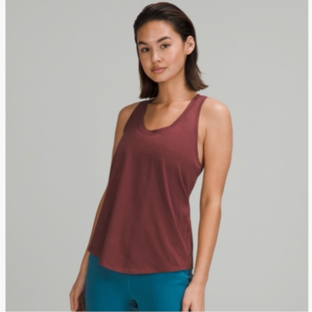 Lululemon Love tank Smokey red